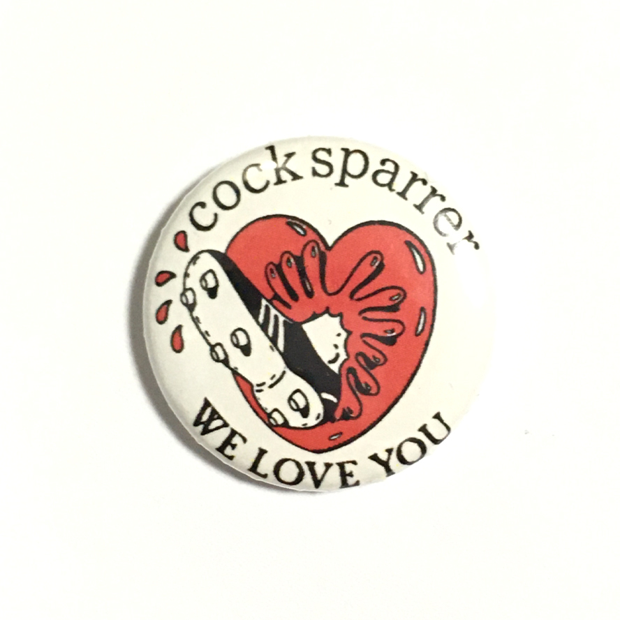 25mm 缶バッジ Cock Sparrer コックスパラー We Love You Oi Punk オイ Garage Punk New Wave Power Pop ガレージパンク パワーポップ_画像2