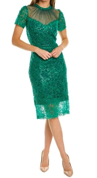 TADASHI SHOJI　タダシショージ　GREEN　ワンピース　「１２ 」/ XL_画像1