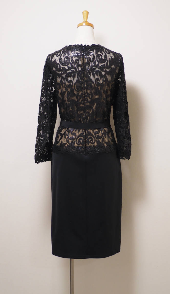 TADASHI SHOJI　タダシショージ　BLACK & BEIGE　ワンピース　「１２ 」/ ２XL-３XL_画像3