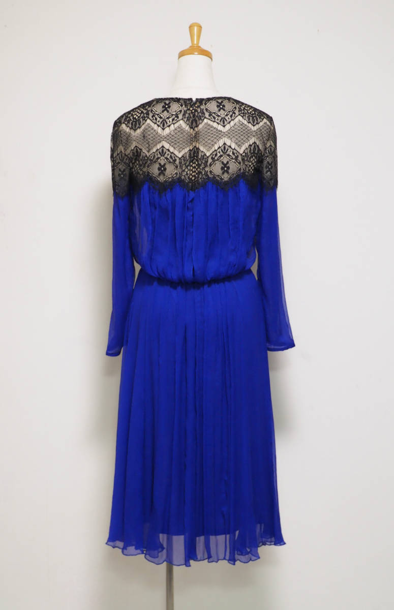 TADASHI SHOJI　タダシショージ　ROYAL BLUE & BLACK　ワンピース　「２ 」/ ７ー９号程度