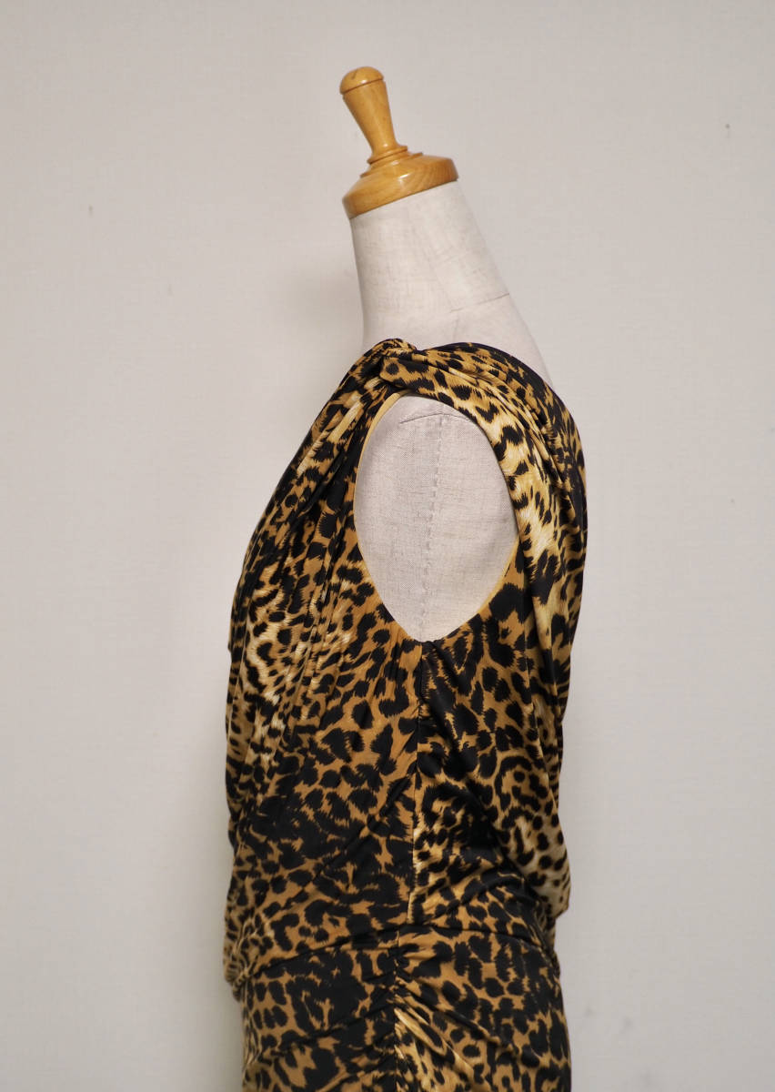 TADASHI SHOJI　タダシショージ　LEOPARD　ワンピース　「S 」/ ９号程度_画像4