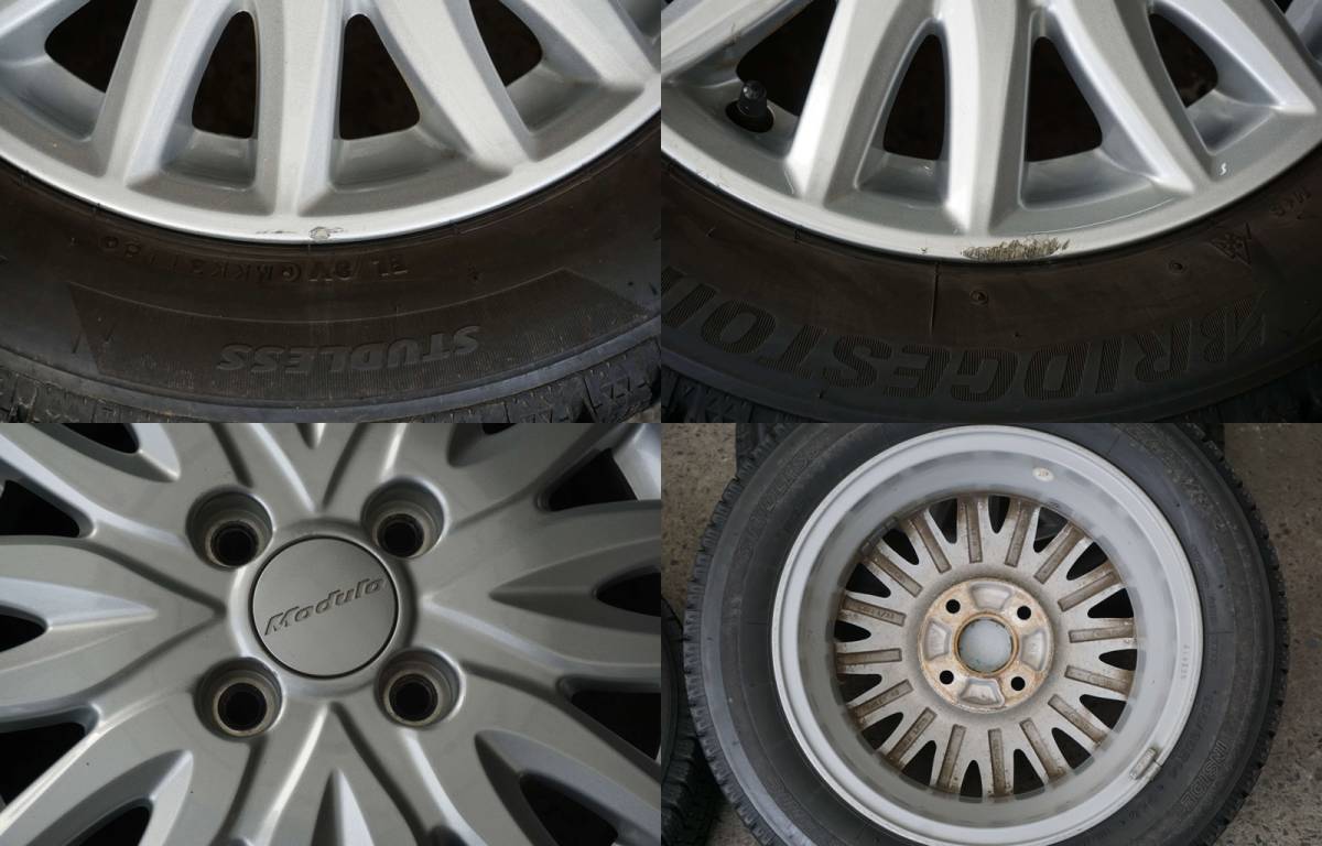 深溝８分～ ブリヂストン ブリザック VRX2 155/65R14 ホンダ モデューロ NBOX NONE NWGN ライフ *191_画像10