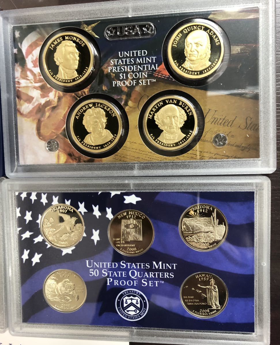 2008 アメリカ プルーフセット UNITED STATES MINT PROOF SET 貨幣セット _画像2