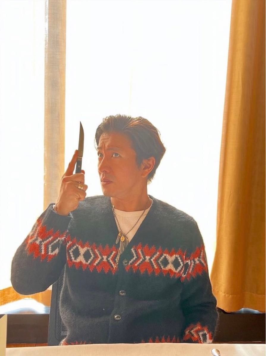 RATS NATIVE MOHAIR KNIT CARDIGAN Lサイズ キムタク 木村拓哉 RATS NATIVE MOHAIR KNIT CARDIGAN Lサイズ キムタク 木村拓哉