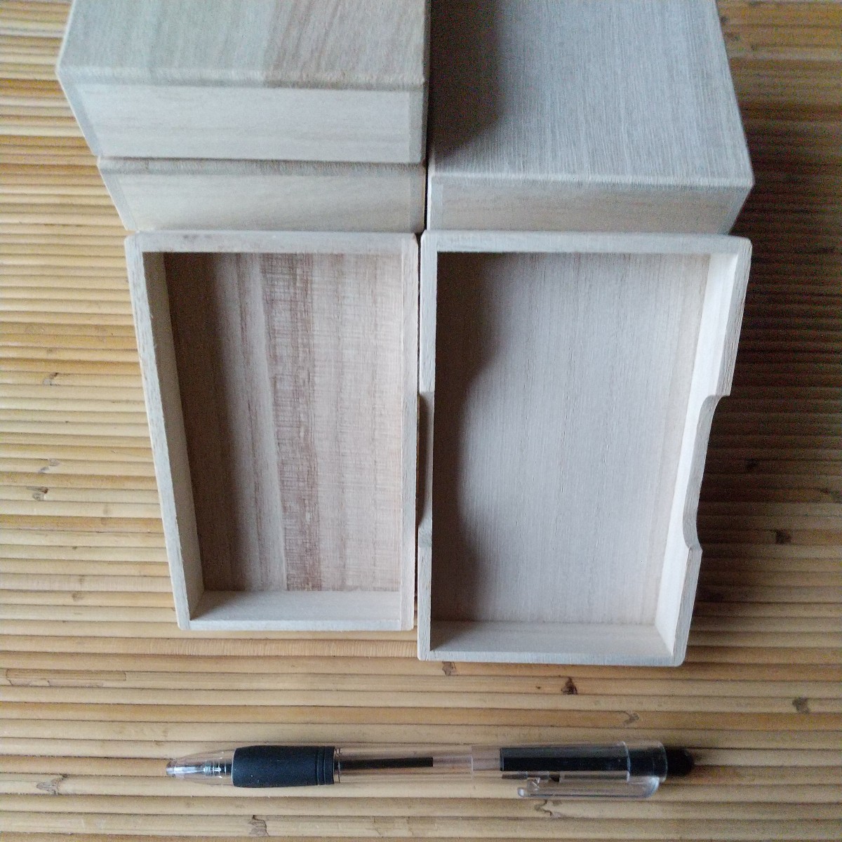 小さな 木箱 空き箱 10個 セット 収納 インテリア _画像2