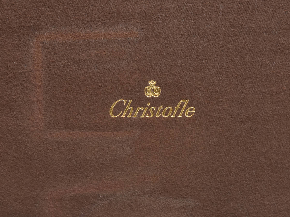 Christofle/クリストフル　クリストフルシルバー　銀製　カトラリーセット　５種類 ３０本　専用ケース入り　　y2534_画像4