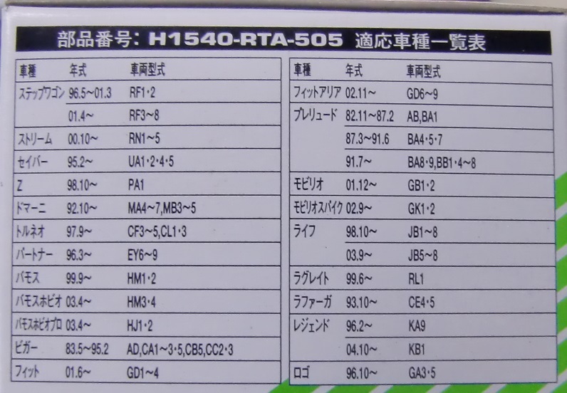 【送料込み】HAMP ハンプ オイルフィルター H1540-RTA-505 3個セット ホンダ系_画像3