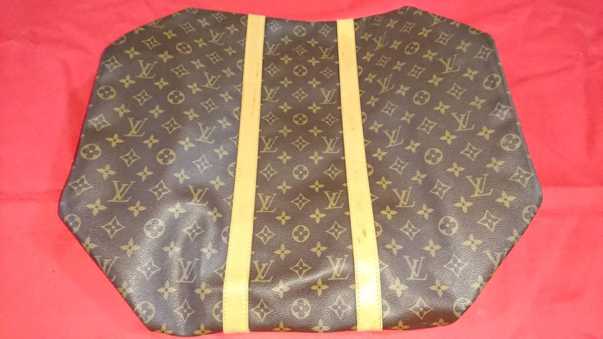  ☆☆【美品】　LOUIS VUITTON ルイ ヴィトン モノグラム キーポル50 ボストンバッグ　 ☆☆_底面折り畳み状態