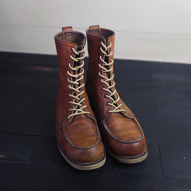Round Leather Shoelaces/9.5・White's・ホワイツ・シューレース・靴紐・革紐・ひも・ブーツ・ベックマン・ロガー・レースアップの画像6