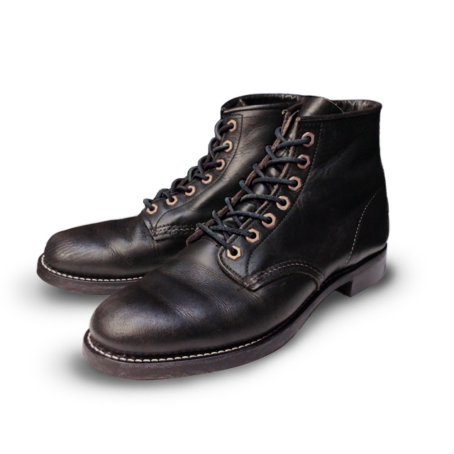 Round Leather Shoelaces/9.5・White's・ホワイツ・シューレース・靴紐・革紐・ひも・ブーツ・ベックマン・ロガー・レースアップの画像3