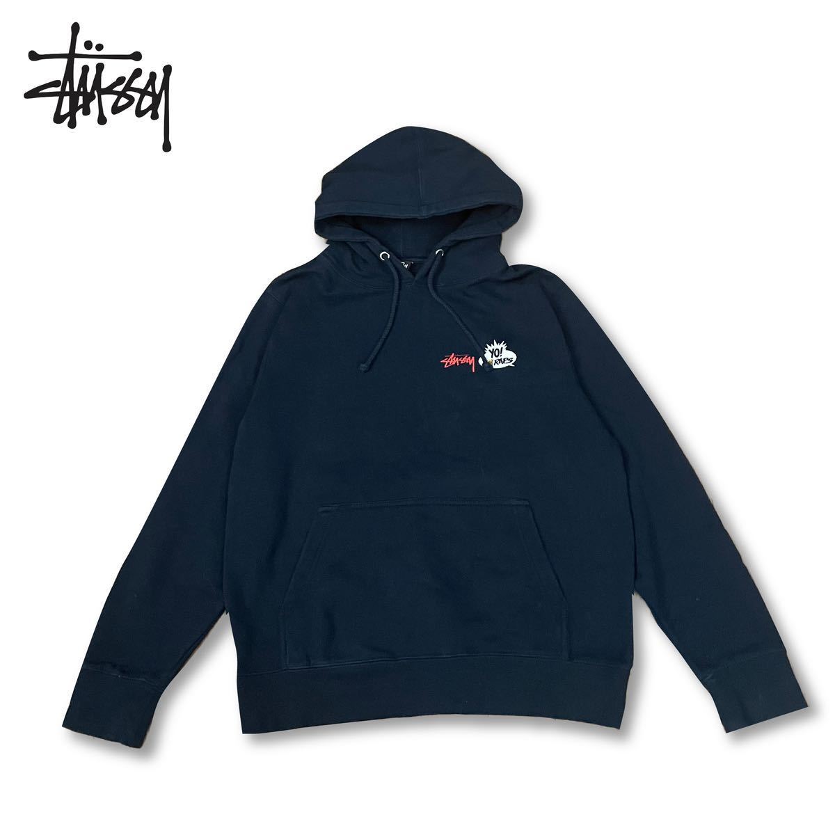 【激レア】Stussy x Public Enemy Pullover Hoodie ステューシー パブリックエナミー パーカー フーディー プルオーバー S 90s hip hop _画像2