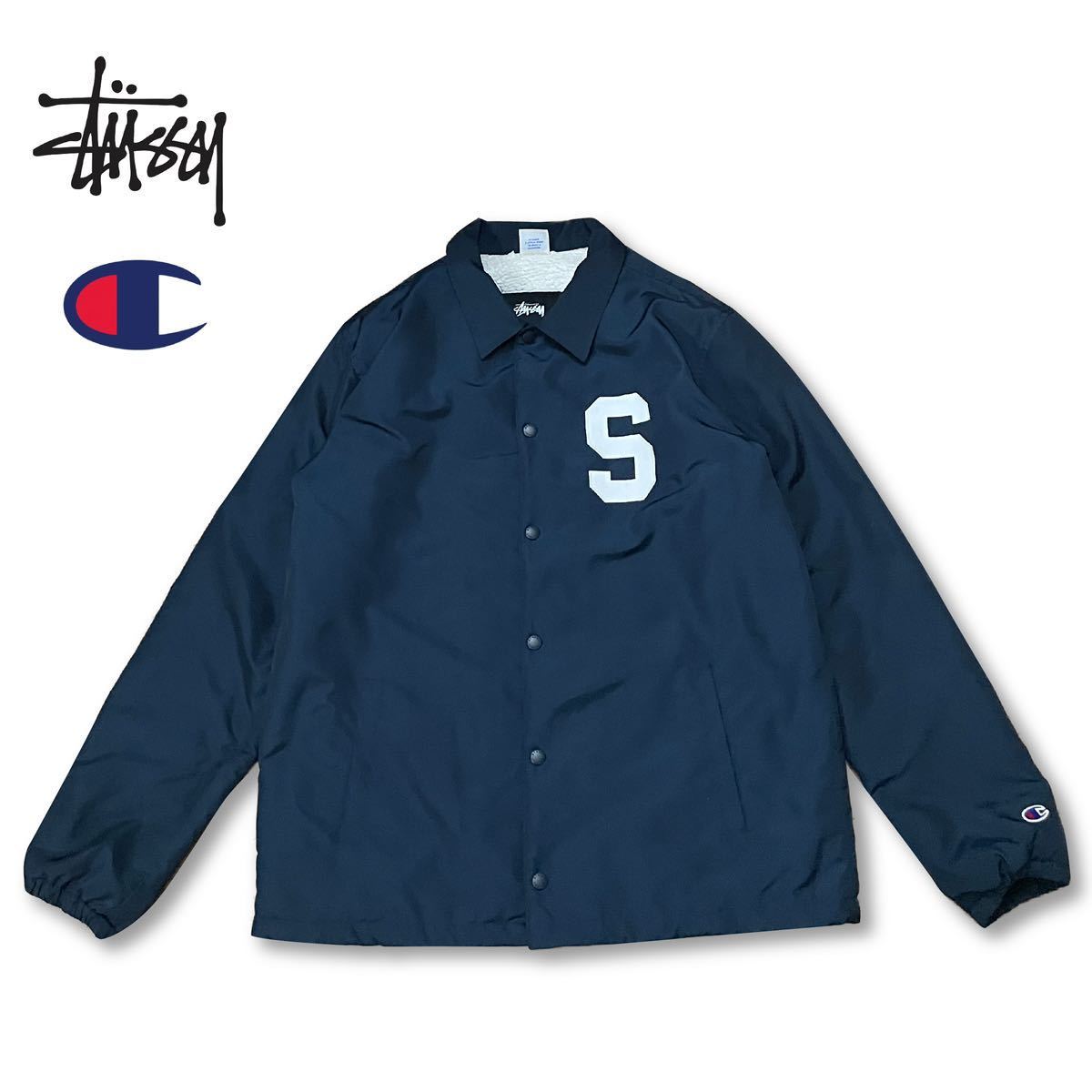 Yahoo!オークション - 【レア】Stussy x Champion 裏ボア Coach Yahoo!オークション - 【レア】Stussy x Champion 裏ボア Coach
