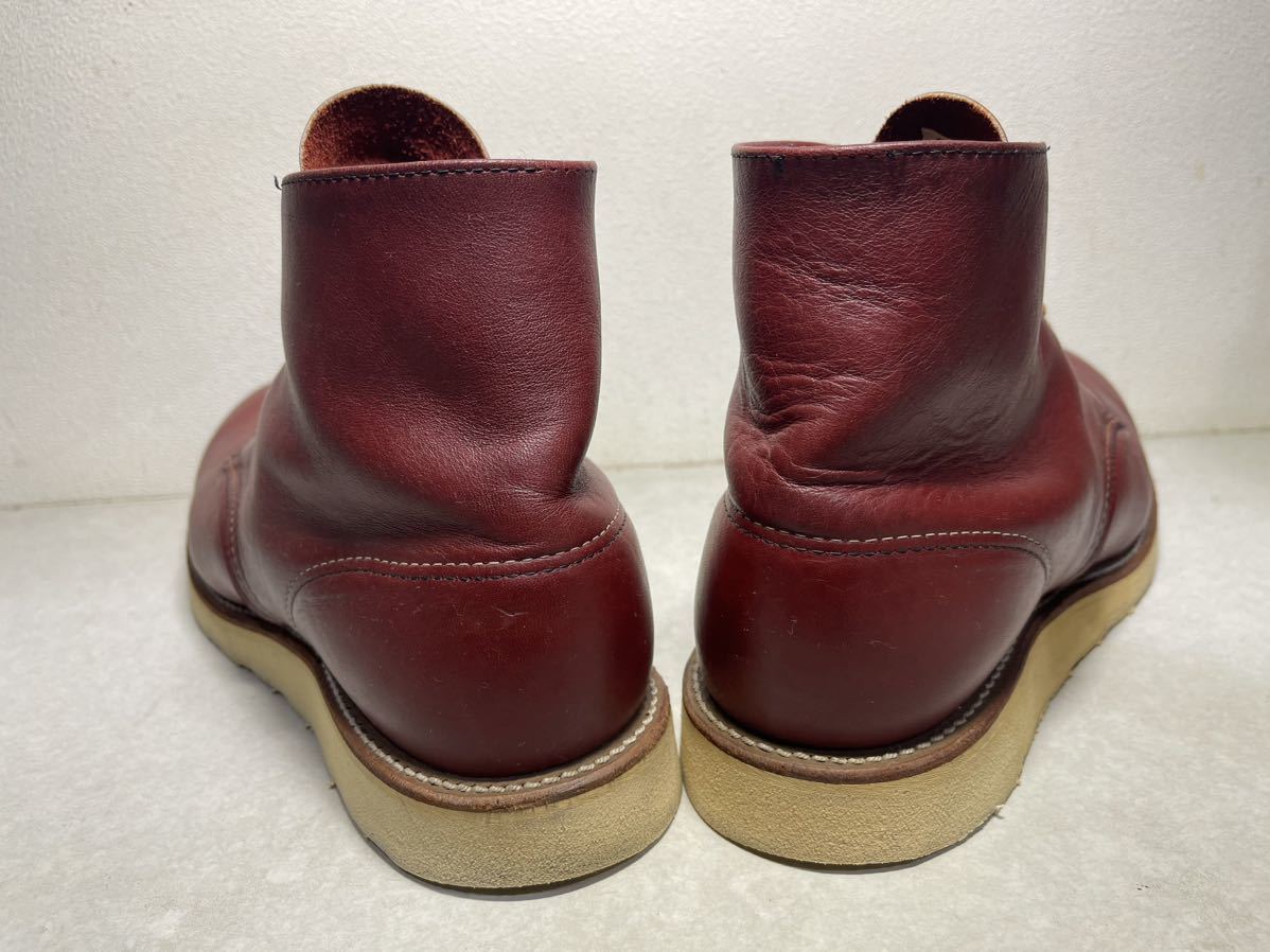 REDWING レッドウィング アイリッシュセッター 8166 90's 四角犬タグ プレーントゥ US10 D USED 美品 vintage_画像4