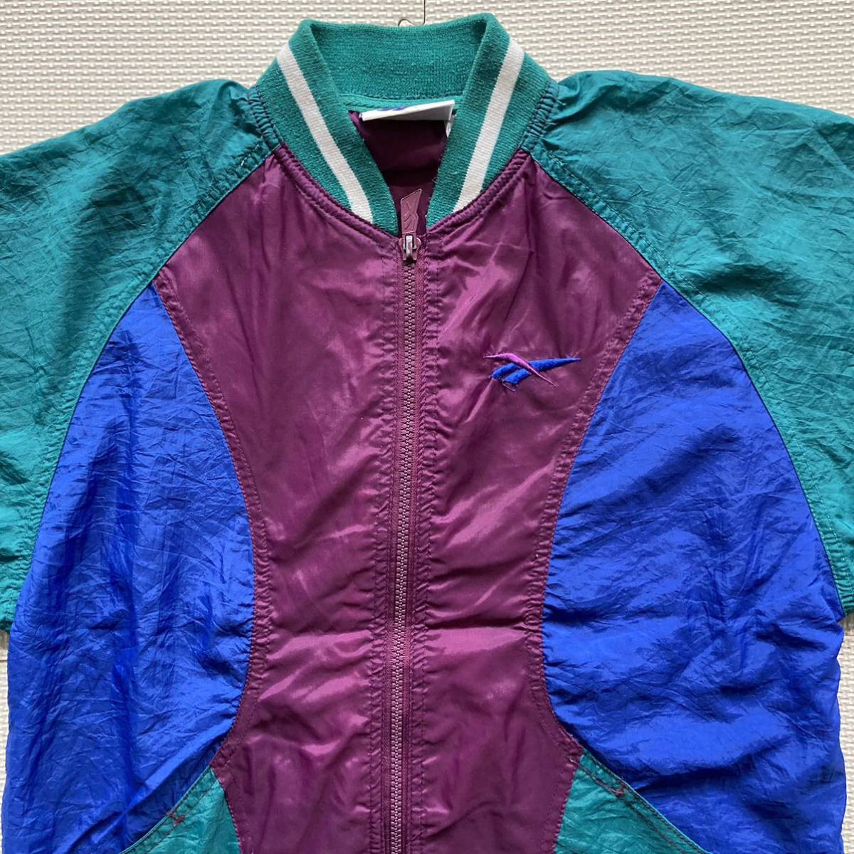 90s Reebok リーボック ナイロン ナイロンジャケット レディース L_画像3