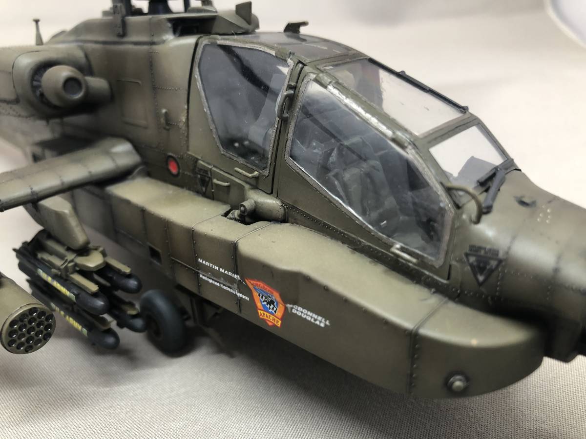 1/48 ハセガワ AH-64D ロングボウ アパッチ 攻撃ヘリ_画像4