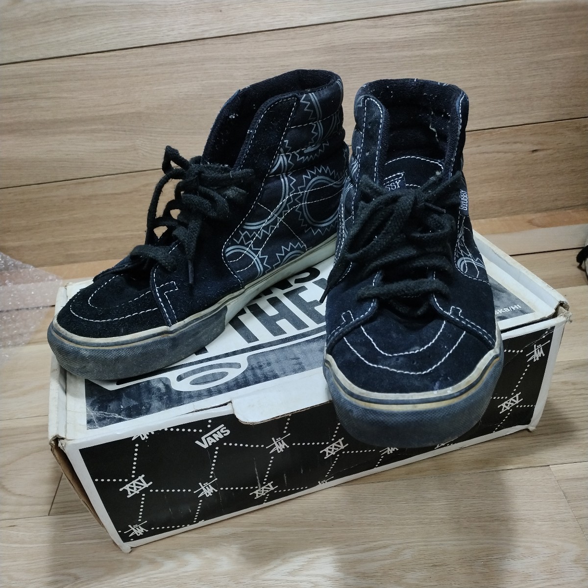 スニーカー vans バンズ　stussy ペイズリー　sk8 us10 Skate　スケート　03 _画像7