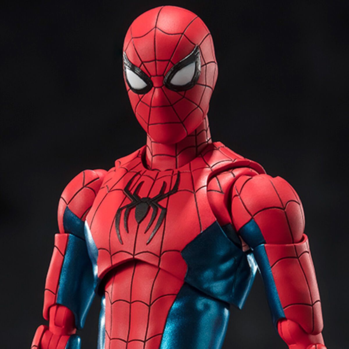 S.H.Figuarts スパイダーマン ［ニューレッド&ブルースーツ］ （スパイダーマン：ノー・ウェイ・ホーム） フィギュアーツ 魂ウェブ商店限定_画像1