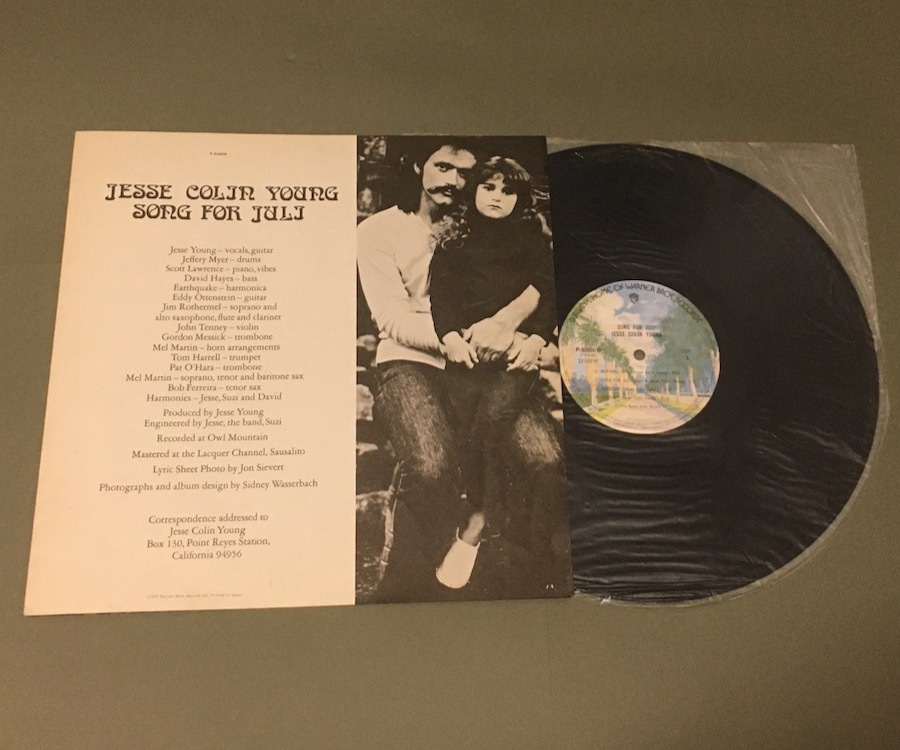LP［ジェシ・コリン・ヤング Jesse Colin Young／ソング・フォー・ジュリー Song For Juli］国内盤_画像6