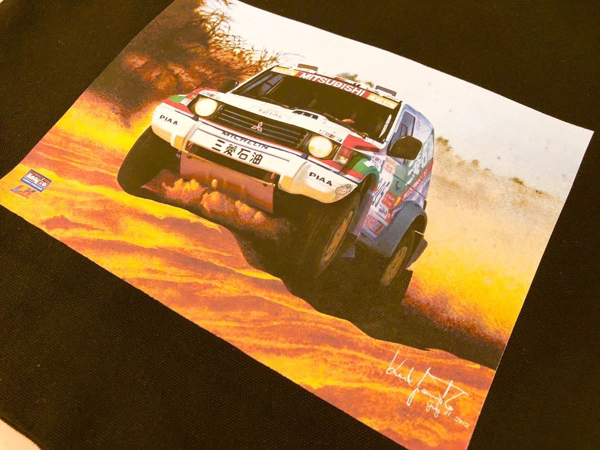 1997 Париж  ... машина ... Mitsubishi  Pajero  *   сумка для покупок ★... следующий  ...LKP оригинал  сумка ★PAJERO★Paris Dakar Rallye