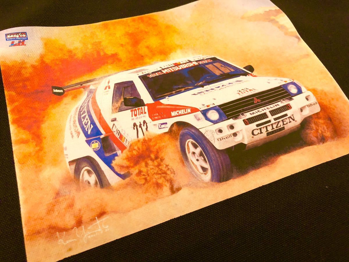 1992 Париж  ... кружка ...( Париж  ... машина ...) Mitsubishi  Pajero  *   сумка для покупок ★... следующий  ...LKP оригинал  сумка PAJERO Paris Dakar Rally LeCap