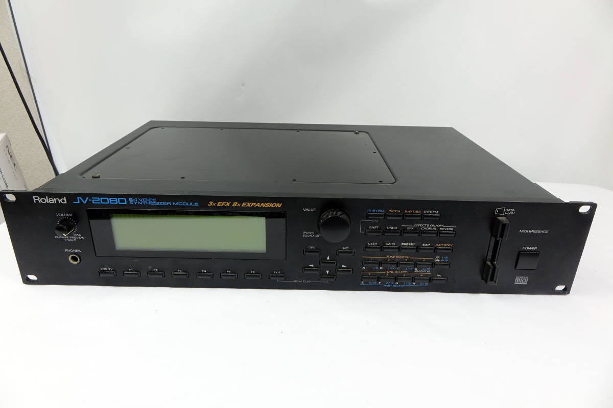 Roland JV-2080 * ローランド 音源モジュール ジャンク品_画像1