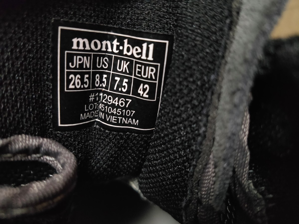 mont-bell モンベル トレッキングシューズ 26.5cm_画像3