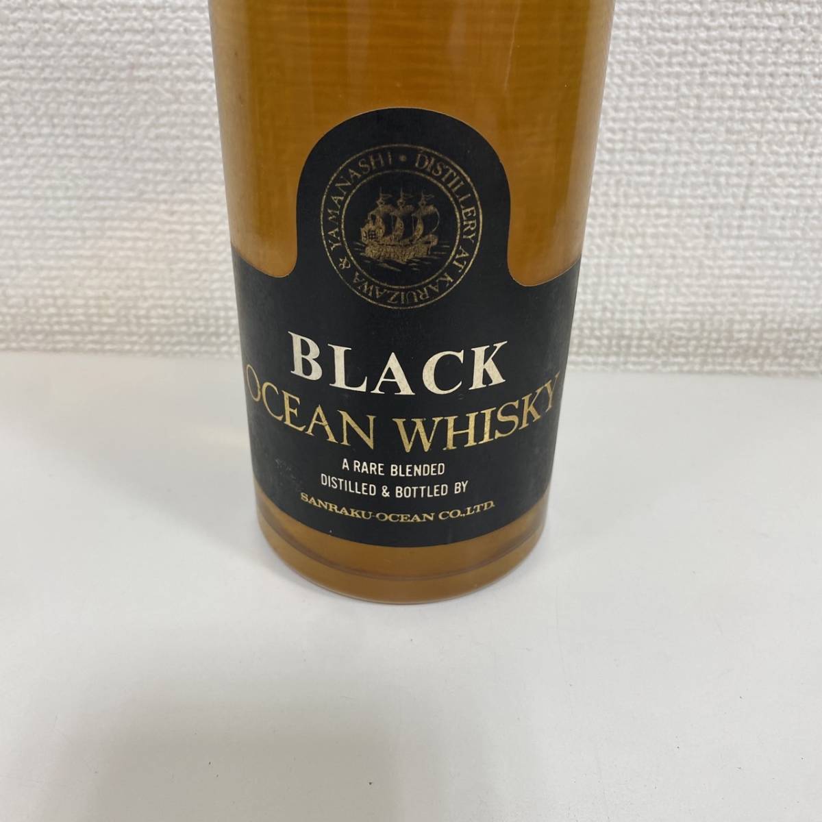 【F-13722】1円スタート OCEAN WHISKY BLACK オーシャン ウイスキー 1級 ブラック 三楽 720ml 40% 未開封 古酒_画像2