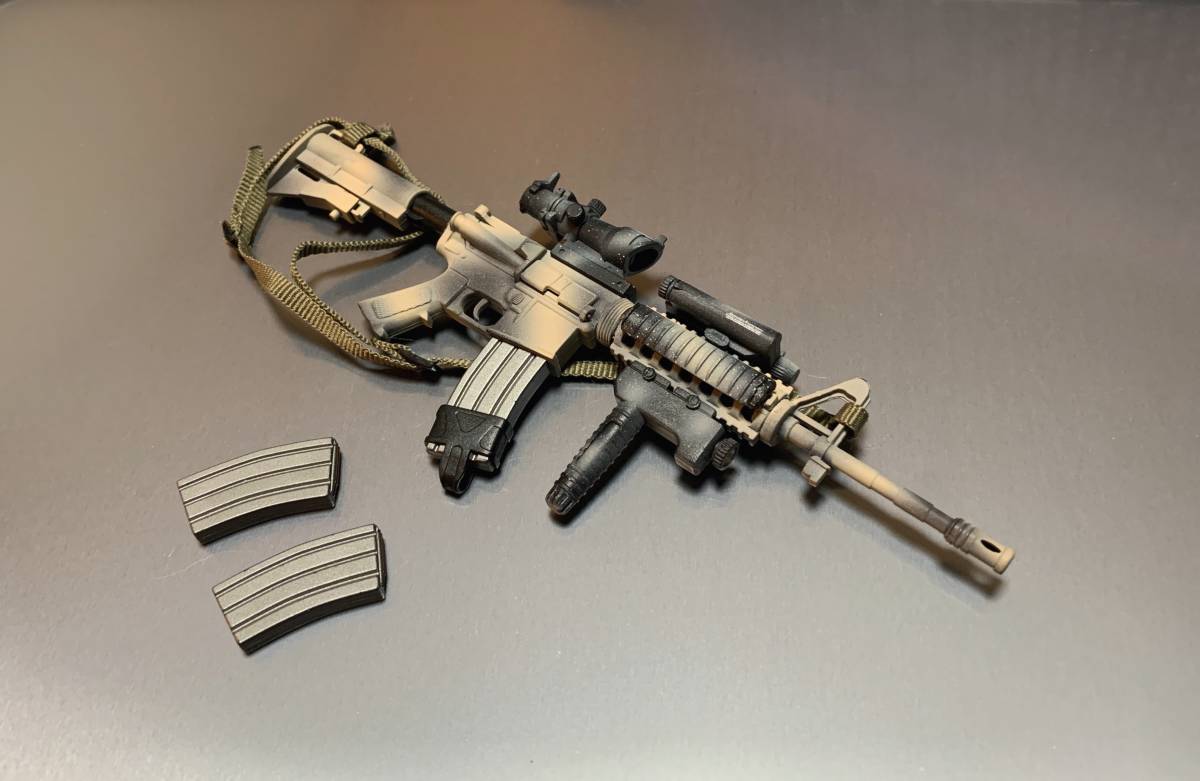 HOT TOYS 1/6 M4 カスタム デザート仕様 ドール用武器 ホットトイズ TBLeague