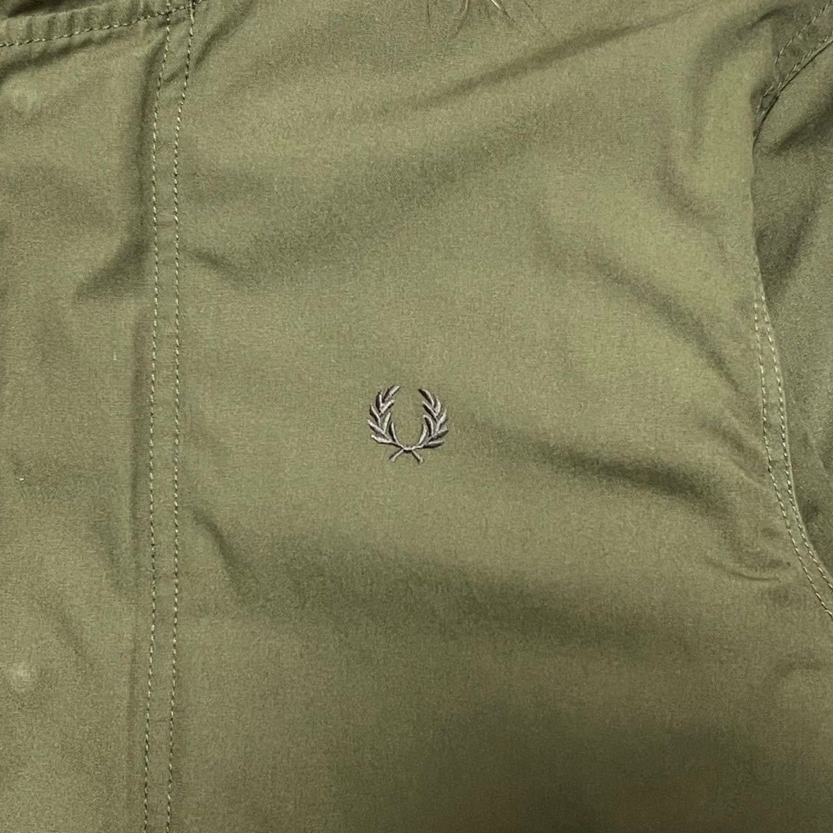 FREDPERRY フレッドペリーモッズコート カーキ ラクーンファー 着脱ライナー付き Sサイズ 165cm-175cm_画像6