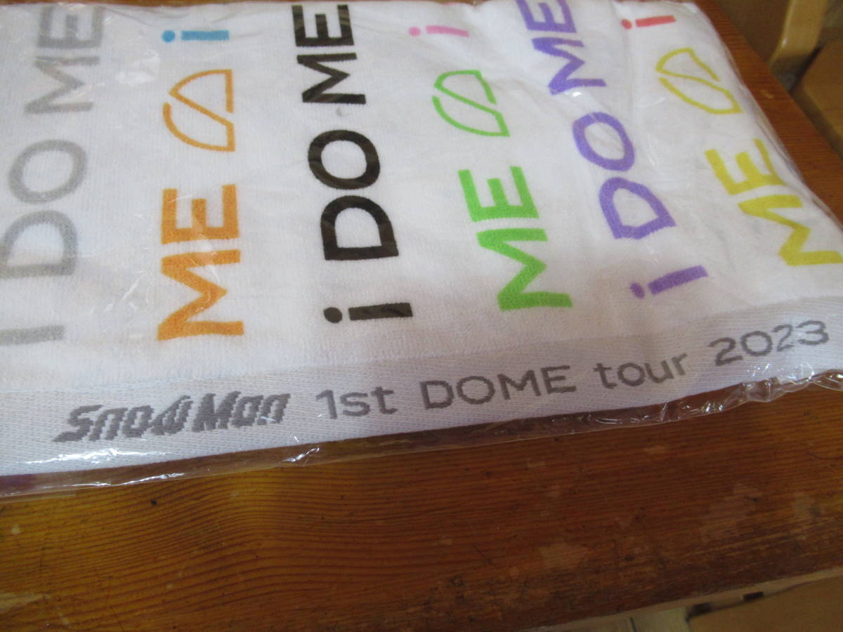 68098【未開封】SnowMan 1st DOME tour 2023 グッズ i DO ME フェイスタオル スノーマン_画像4