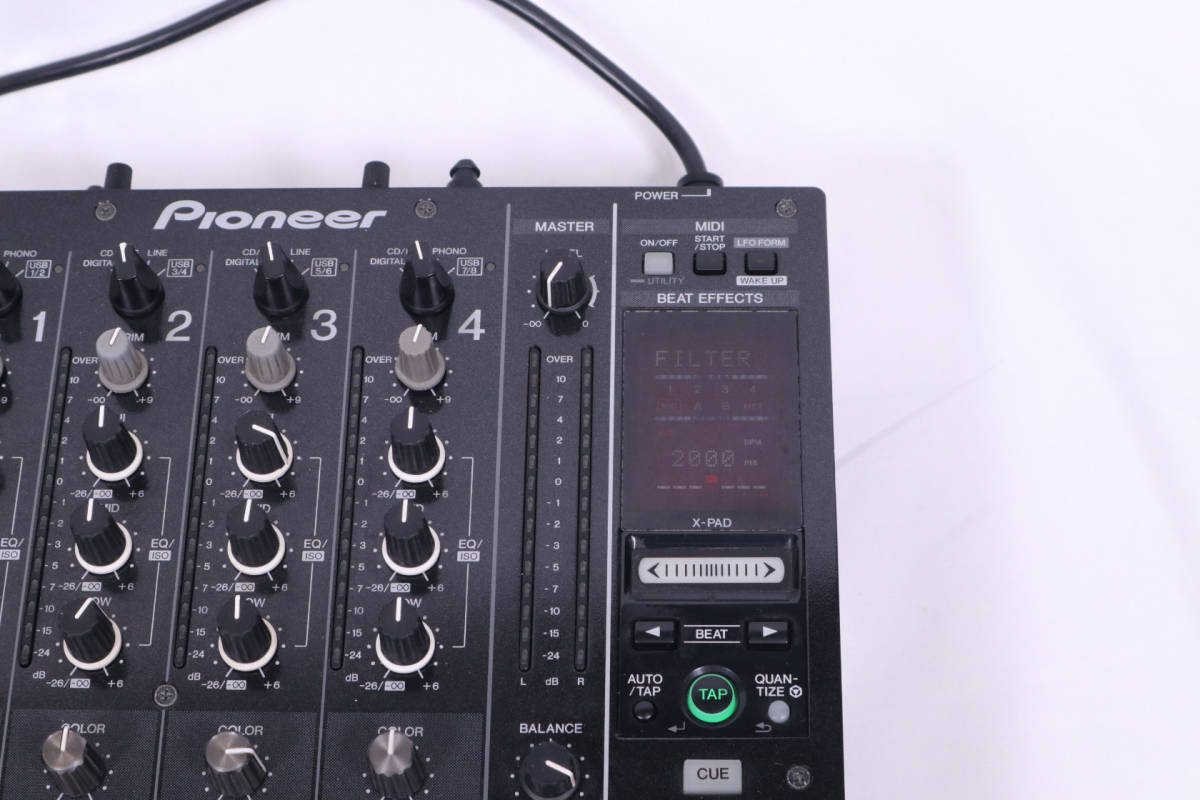 良品・動作確認済み パイオニア Pioneer DJ 4ch ミキサー DJM-900NXS