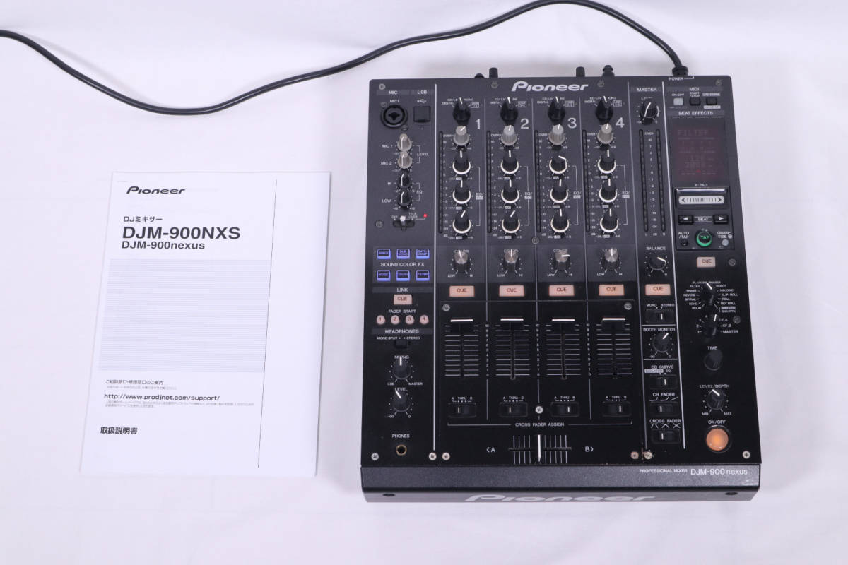 良品・動作確認済み パイオニア Pioneer DJ 4ch ミキサー DJM-900NXS