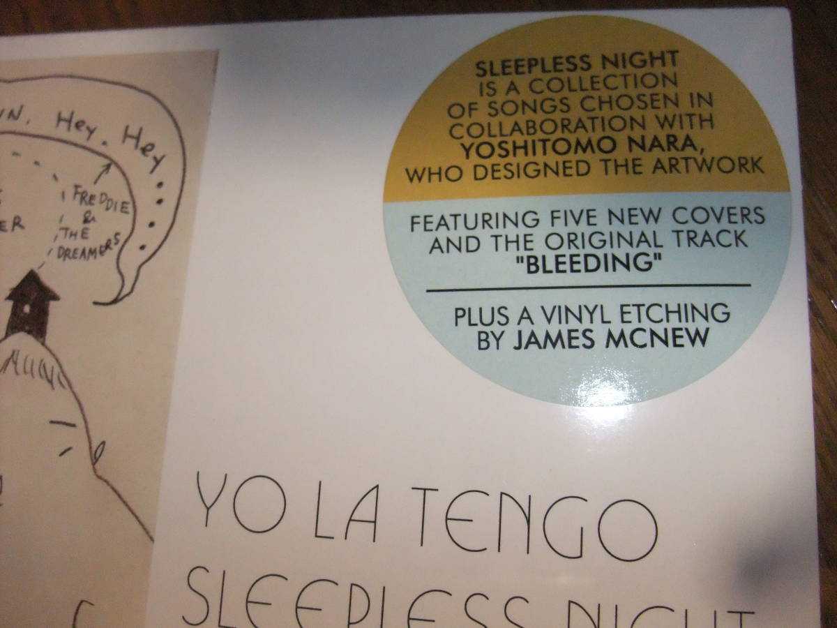 特価！入手難 新品 アナログ YO LA TENGO / SLEEPLESS NIGHT アートワーク 奈良美智 BOB DYLAN The Byrds ヨ・ラ・テンゴ ボブ・ディラン_画像2