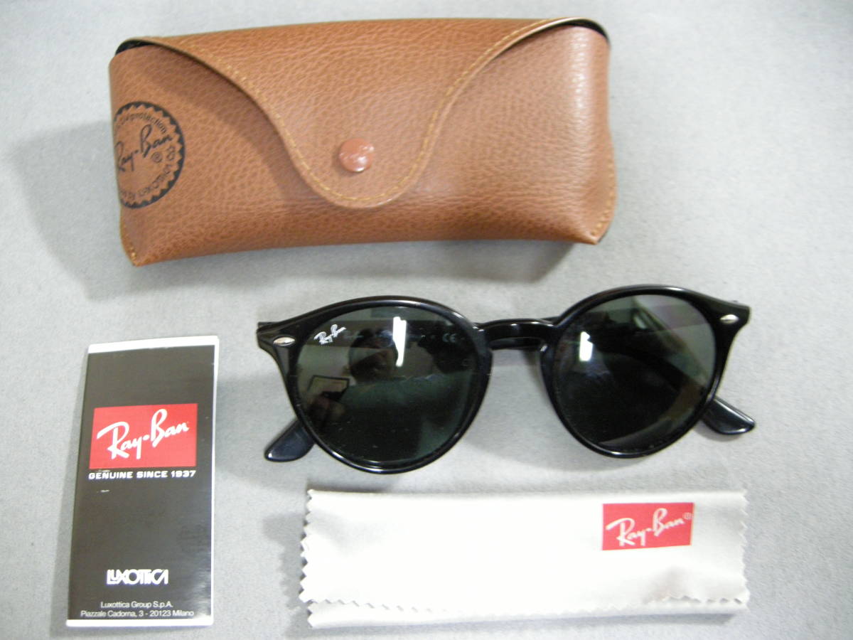 【中古品】レイバン サングラス RB2180-F 601/71 51□20 150 3N RAYBAN レンズカラー：ブラック_画像8