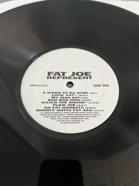 FAT JOE DA GANGSTA / REPRESENT LP ♪ シュリンク付US正規Reissue盤 DITC,Lord Finesse,Diamond D,Showbiz,Beatnuts,Grand Puba,Kool G_画像3