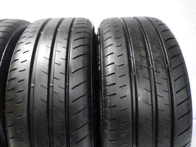 美品【中古】トヨタ純正/17x7.5J+50/100/5H/ブリヂストン(トランザT002)23年製バリ山/215/45R17/17インチ タイヤホイール4本セット_画像9