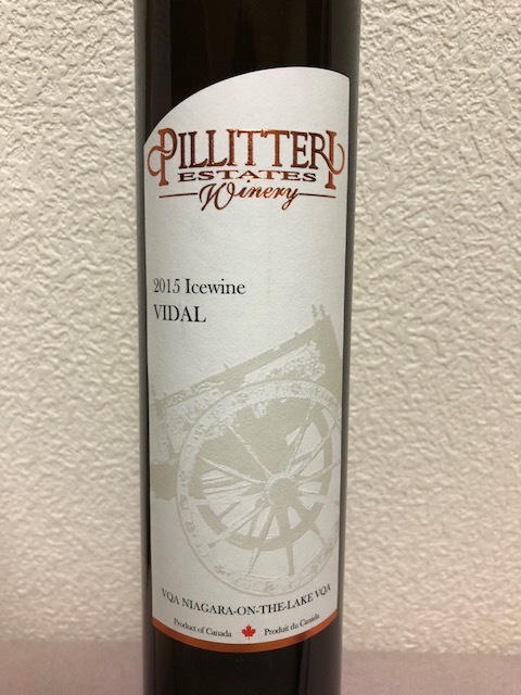 PILLITTERI ESTATESpili Terry Estate ice wine vi daru2015 VIDAL 375ml Canada Niagara on The Ray k