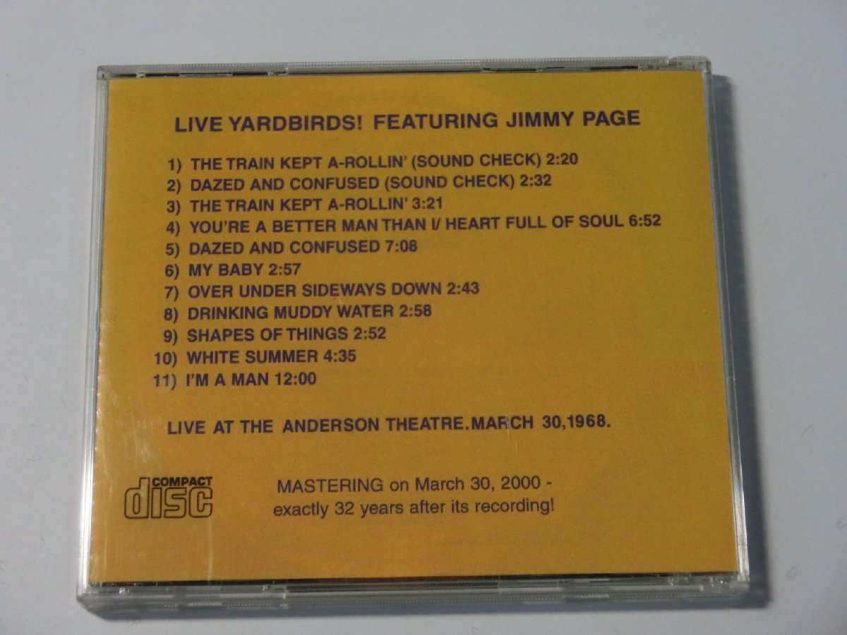 Kml_ZC1616／LIVE YARDBIRDS! Featuring Jimmy Page （輸入CD）_画像2