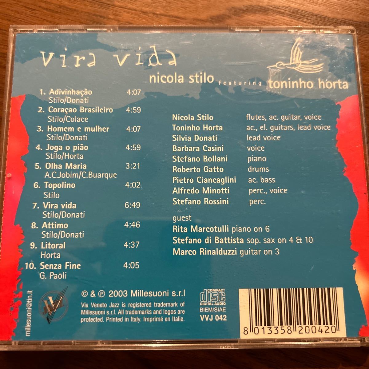 CDアルバム　ニコラスティロ NICOLA STILO Vira Vida_画像4