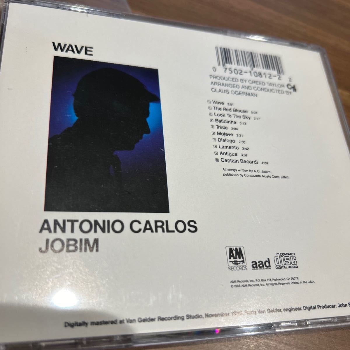 Waveアントニオ カルロス ジョビン JOBIM CARLOS ANTONIO WAVE CD ボサノバ_画像4