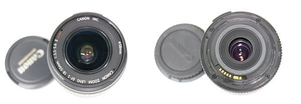 JT12s60 Canon EOS Kiss Digital X 18-55mm F3.5-5.6IIUSM TAMRONレンズ カメラ通電○ その他動作未確認 60サイズ_画像6