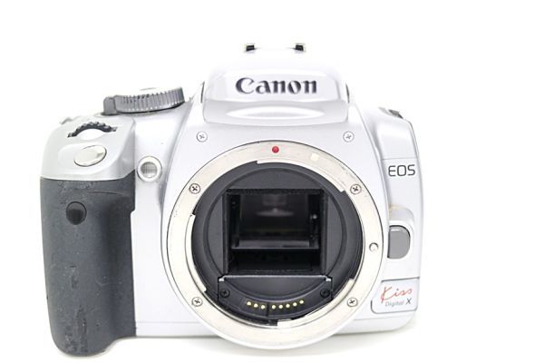 JT12s60 Canon EOS Kiss Digital X 18-55mm F3.5-5.6IIUSM TAMRONレンズ カメラ通電○ その他動作未確認 60サイズ_画像2