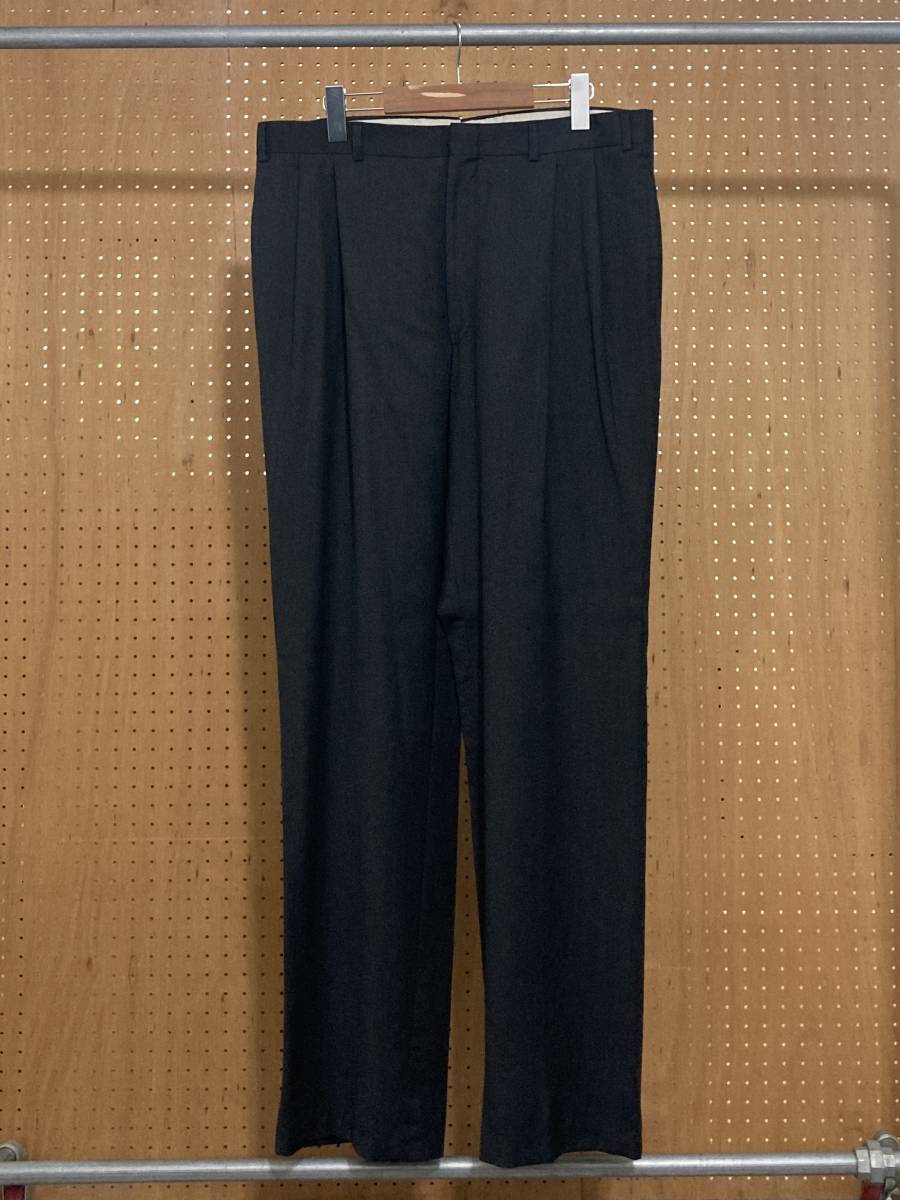 古着 90年代 90s 無地 スラックス トラウザー ロケット タロン 古着 90年代 90s 無地 スラックス トラウザー ロケット タロン