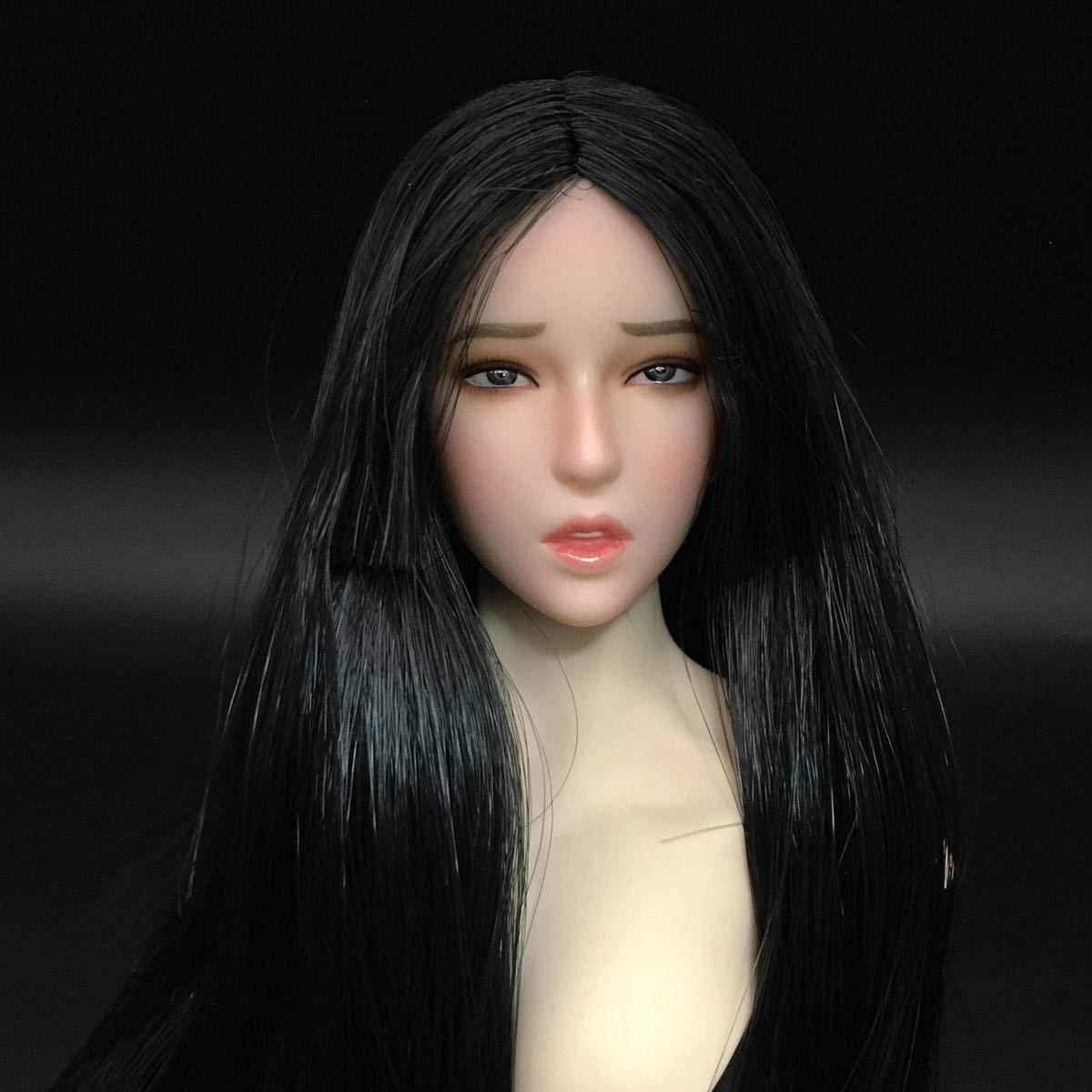 B40 1/6 フィギュア ヘッド　女性ヘッド　希少品 12インチドール 美少女 OB/TBLeague/Phicen/Jiaou doll素体対応 B40_画像3