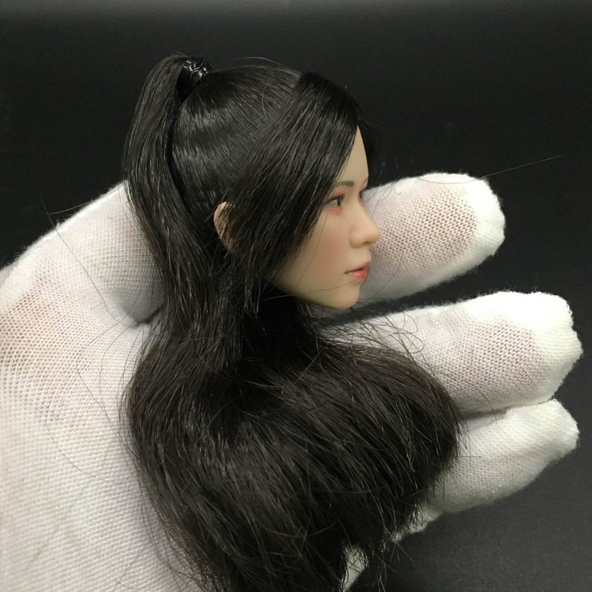 B263 1/6 figure head woman head . wool type rare goods 12 -inch doll beautiful young lady OB/TBLeague/Phicen/Jiaou doll element body correspondence sunburn 