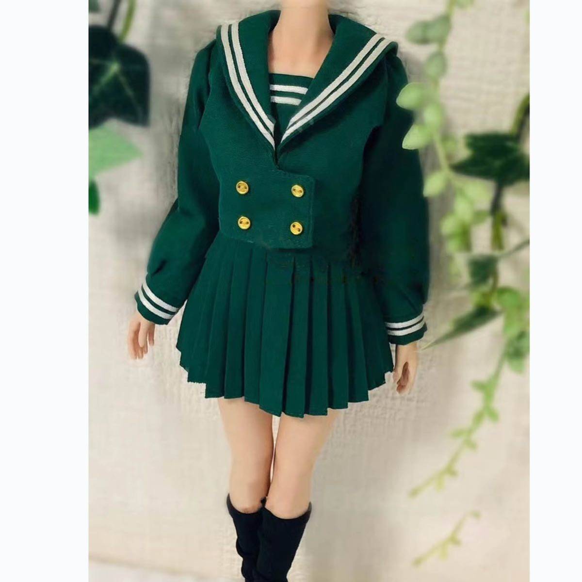 A27 1/6 scale PHICENfa Ise n element body correspondence woman figure for school uniform set 