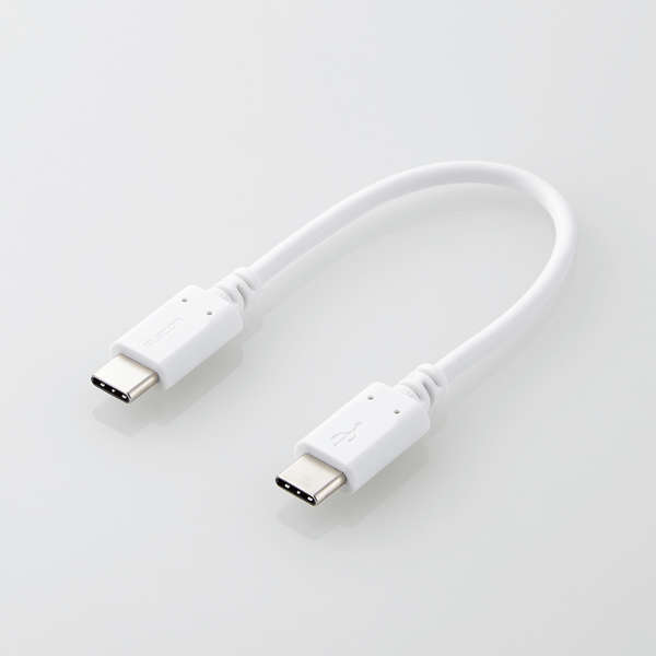 USB2.0ケーブル [C-C] 0.1m USB Power Delivery(最大60W)対応 Certified Hi-Speed USB(USB2.0) 正規認証品: MPA-CC01PNWH_画像2