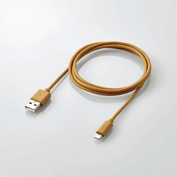 USB-A to Lightningケーブル [A-Lightning] 1.0m 机や家具などのインテリアに馴染むケーブルカラー採用: MPA-UALI10LB_画像3