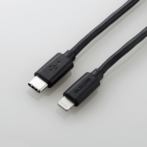 USB-C to Lightning cable [C-Lightning] 1.2m cable . soft . taking . turning . easy to do, soft cable use : MPA-CLY12BK