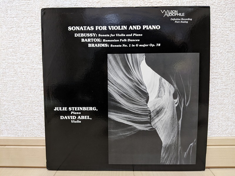米WILSON AUDIOPHILE W-8722 ブラームス ドビュッシー ヴァイオリン・ソナタ TAS LISTED 優秀録音盤の画像1
